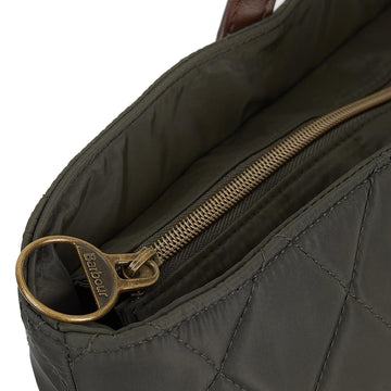 Barbour Quilted Tote Bag Olive Barbour