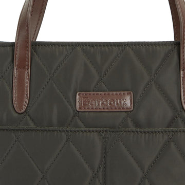Barbour Quilted Tote Bag Olive Barbour