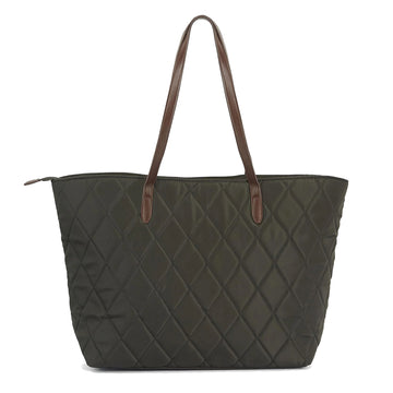 Barbour Quilted Tote Bag Olive Barbour