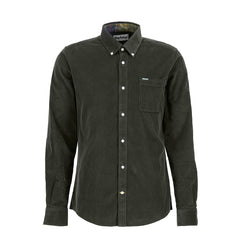 Barbour Ramsey Tailored Cord Shirt Forest