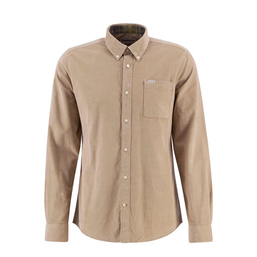 Barbour Ramsey Tailored Cord Shirt Washed Stone