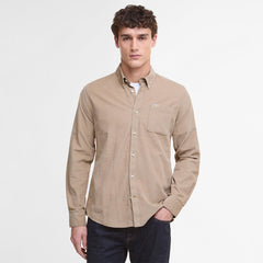 Barbour Ramsey Tailored Cord Shirt Washed Stone