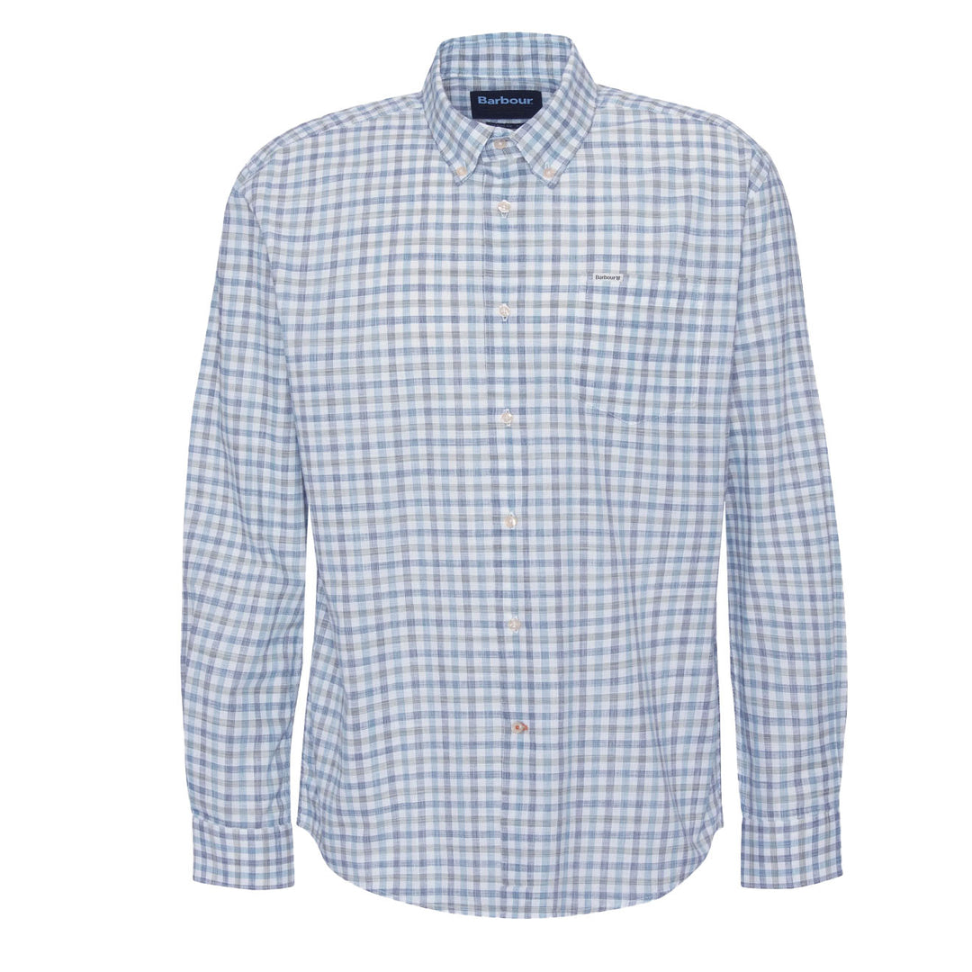 Barbour Ravenfield Checked Regular Fit Shirt Navy - Parasol Store