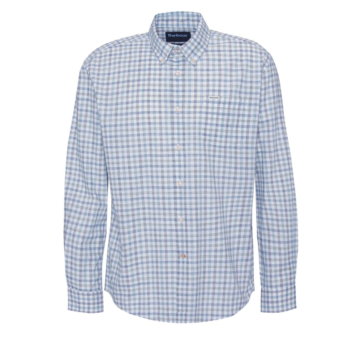 Barbour Ravenfield Checked Regular Fit Shirt Navy - Parasol Store