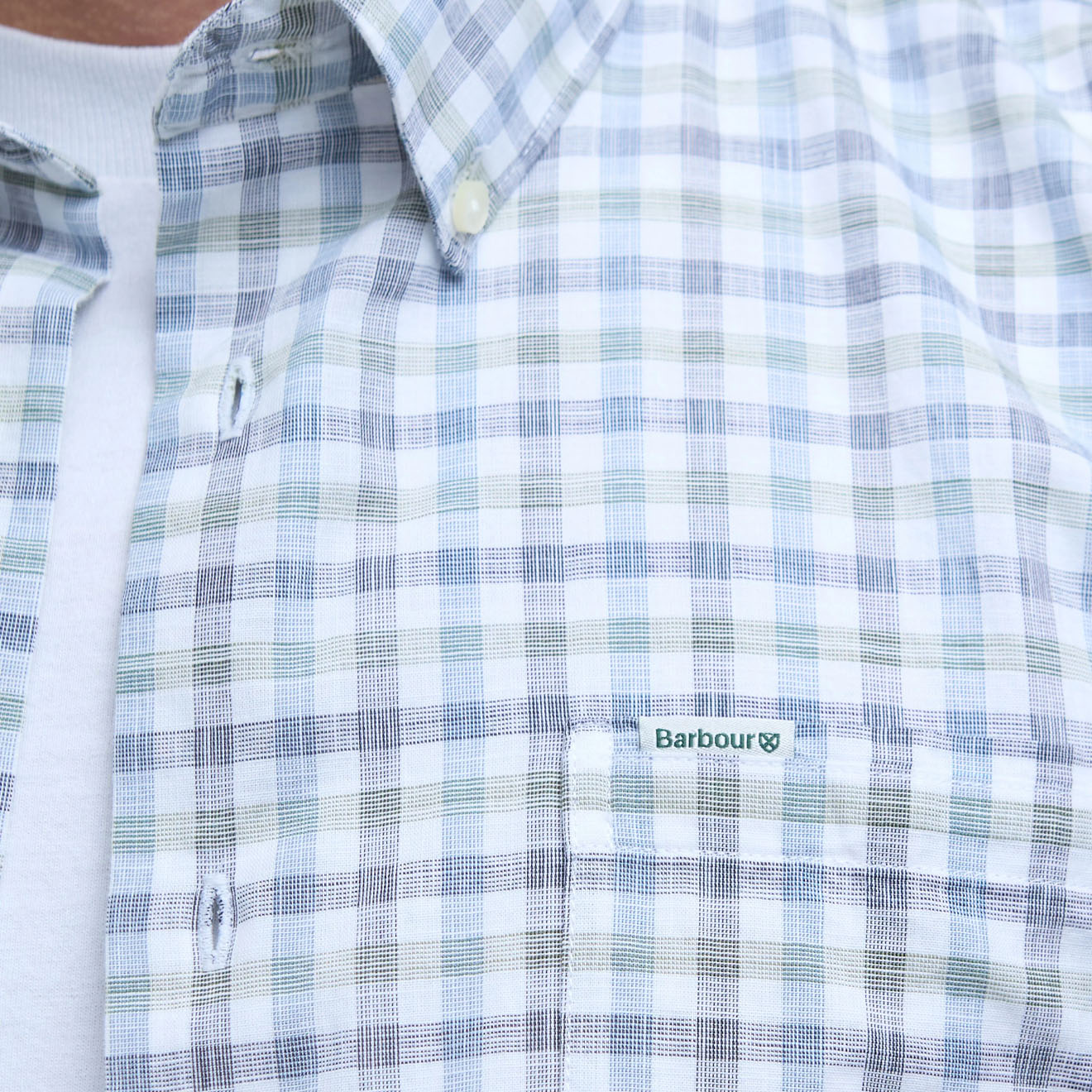 Barbour Ravenfield Checked Regular Fit Shirt Navy - Parasol Store
