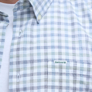 Barbour Ravenfield Checked Regular Fit Shirt Navy - Parasol Store