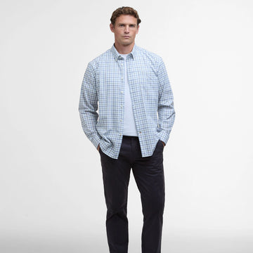 Barbour Ravenfield Checked Regular Fit Shirt Navy - Parasol Store