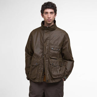 Barbour Re-Engineered Utility Bedale Waxed Jacket Beech - Parasol Store