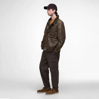 Barbour Re-Engineered Utility Bedale Waxed Jacket Beech - Parasol Store