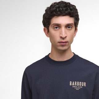 Barbour Redford L/S Relaxed T-Shirt Dark Navy - Parasol Store