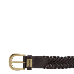 Barbour Redshore Leather Belt Coffee Bean Brown - Parasol Store