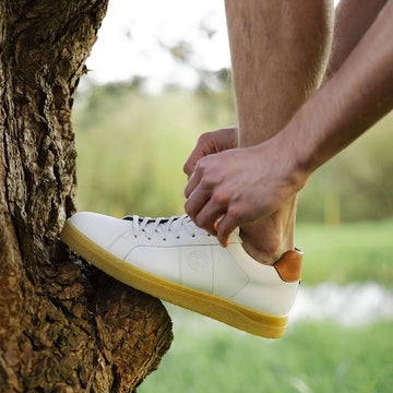 Barbour Reflect Trainer Off White - Parasol Store