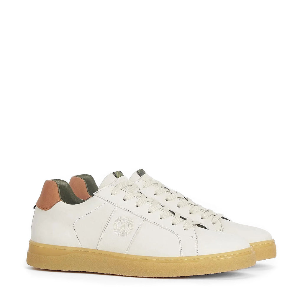 Barbour Reflect Trainer Off White - Parasol Store