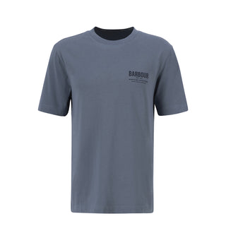 Barbour Relaxed Souter T-Shirt Bluestone - Parasol Store
