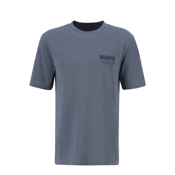 Barbour Relaxed Souter T-Shirt Bluestone - Parasol Store
