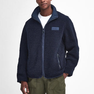 Barbour Reversible Fleece Jacket Navy - Parasol Store