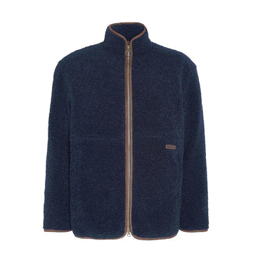 Barbour Rydal Fleece Jacket Navy - Parasol Store