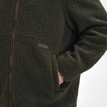 Barbour Rydal Fleece Jacket Olive - Parasol Store