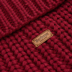Barbour Saltburn Dog Jumper Biking Red