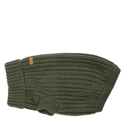 Barbour Saltburn Dog Jumper Olive - Parasol Store