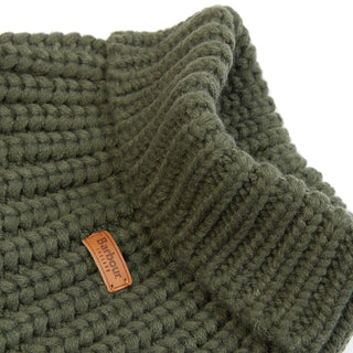 Barbour Saltburn Dog Jumper Olive - Parasol Store