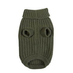 Barbour Saltburn Dog Jumper Olive - Parasol Store