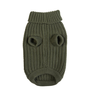 Barbour Saltburn Dog Jumper Olive - Parasol Store