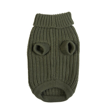 Barbour Saltburn Dog Jumper Olive - Parasol Store