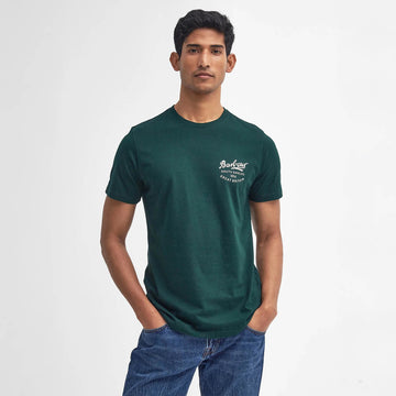 Barbour Script Graphic T-Shirt Seaweed - Parasol Store