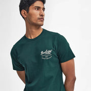 Barbour Script Graphic T-Shirt Seaweed - Parasol Store