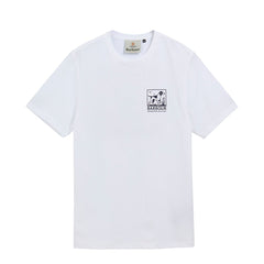 Barbour Setter Graphic Tailored T-Shirt White