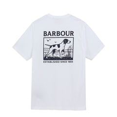 Barbour Setter Graphic Tailored T-Shirt White