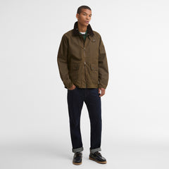 Barbour Short Bedale Wax Jacket Brown