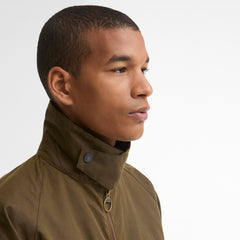 Barbour Short Bedale Wax Jacket Brown