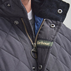 Barbour Shoveler Quilt Jacket Navy - Parasol Store