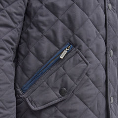 Barbour Shoveler Quilt Jacket Navy - Parasol Store