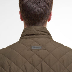 Barbour Shoveler Quilted Jacket Dark Olive - Parasol Store