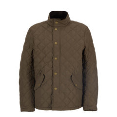 Barbour Shoveler Quilted Jacket Dark Olive - Parasol Store