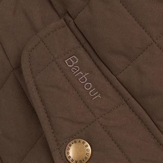 Barbour Shoveler Quilted Jacket Dark Olive - Parasol Store