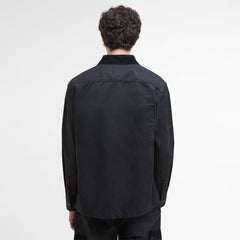 Barbour Silverbay Oversized Twill Overshirt Black - Parasol Store