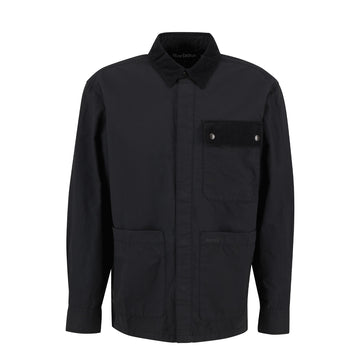 Barbour Silverbay Oversized Twill Overshirt Black