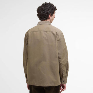 Barbour Silverbay Oversized Twill Overshirt British Khaki - Parasol Store