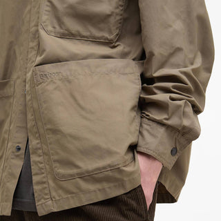 Barbour Silverbay Oversized Twill Overshirt British Khaki - Parasol Store