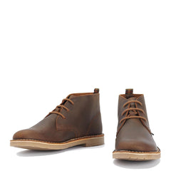Barbour Siton Desert Boots Classic Brown - Parasol Store