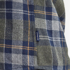 Barbour Snowcap Tailored Checked Shirt Olive Marl - Parasol Store