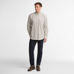 Barbour Sporting Tattersall Regular Fit Shirt Dark Bordeaux