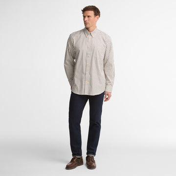 Barbour Sporting Tattersall Regular Fit Shirt Dark Bordeaux