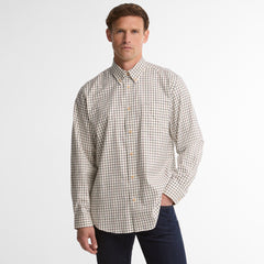 Barbour Sporting Tattersall Regular Fit Shirt Dark Bordeaux