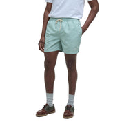 Barbour Staple Logo 5' Swim Short Pale Apple - Parasol Store