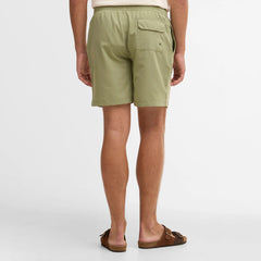 Barbour Staple Logo 7" Swim Short Laurel Green